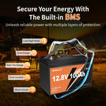 Deep Cycle Rechargeable Yeagulch 12V 100Ah   for RV Camping