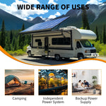 Yeagulch 12V 100Ah Mini  Max Deep Cycle Rechargeable LiFePO4 Battery for RV Camping Solar Off-Grid